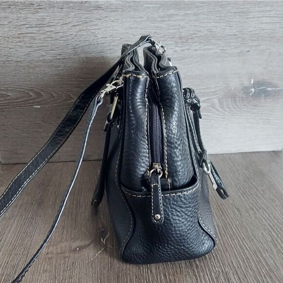 Fossil Black Pebbled Leather Bag - Picture 4 of 10
